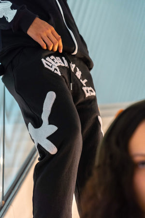 BLACK NO FACE SWEATSUIT
