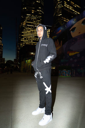 BLACK NO FACE SWEATSUIT